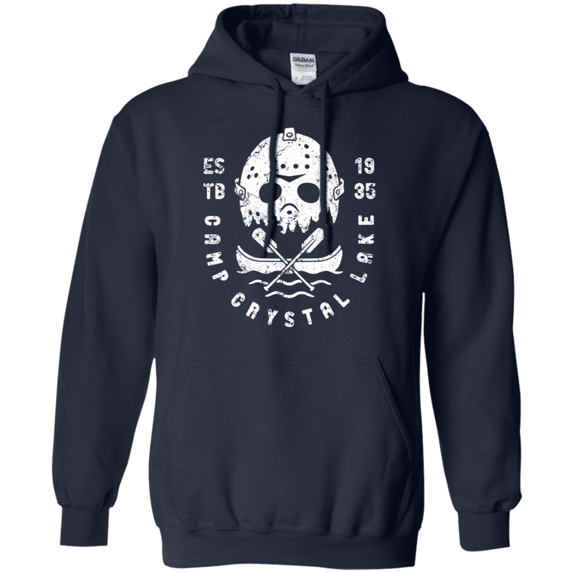 Sweatshirts Navy / S Camp Crystal Lake Pullover Hoodie