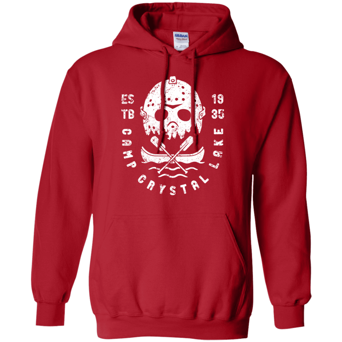 Sweatshirts Red / S Camp Crystal Lake Pullover Hoodie