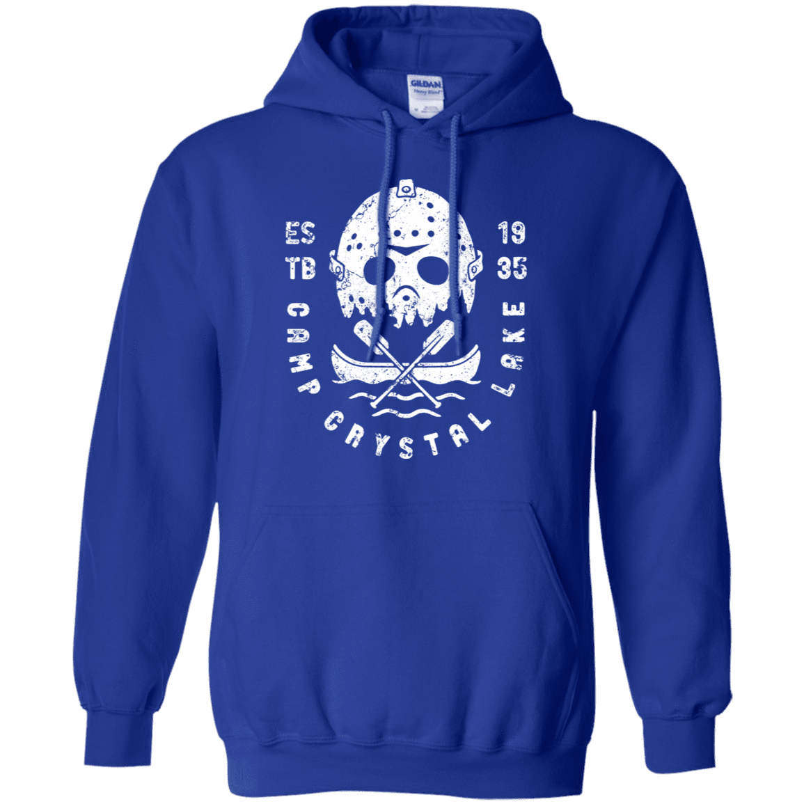 Sweatshirts Royal / S Camp Crystal Lake Pullover Hoodie