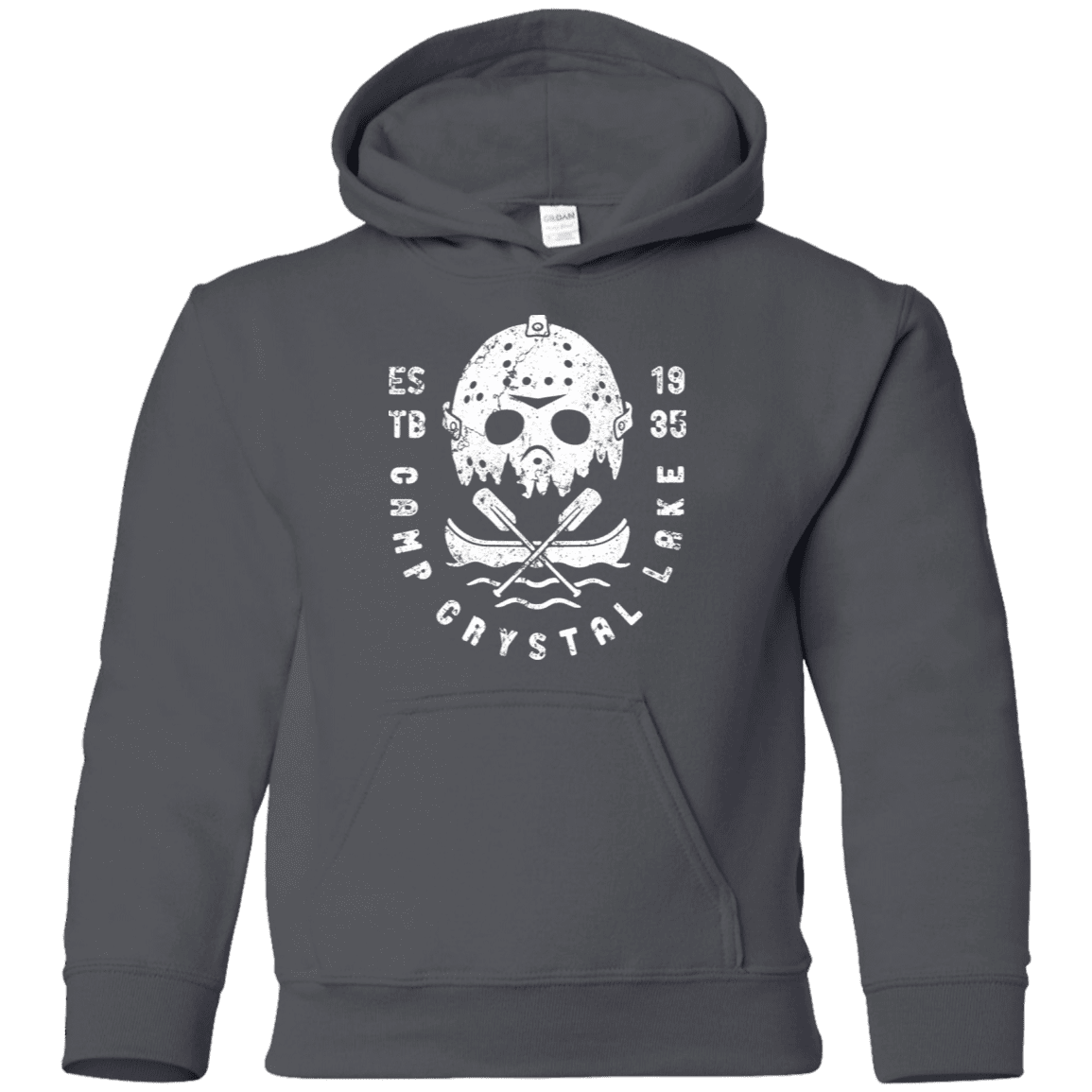 Sweatshirts Charcoal / YS Camp Crystal Lake Youth Hoodie