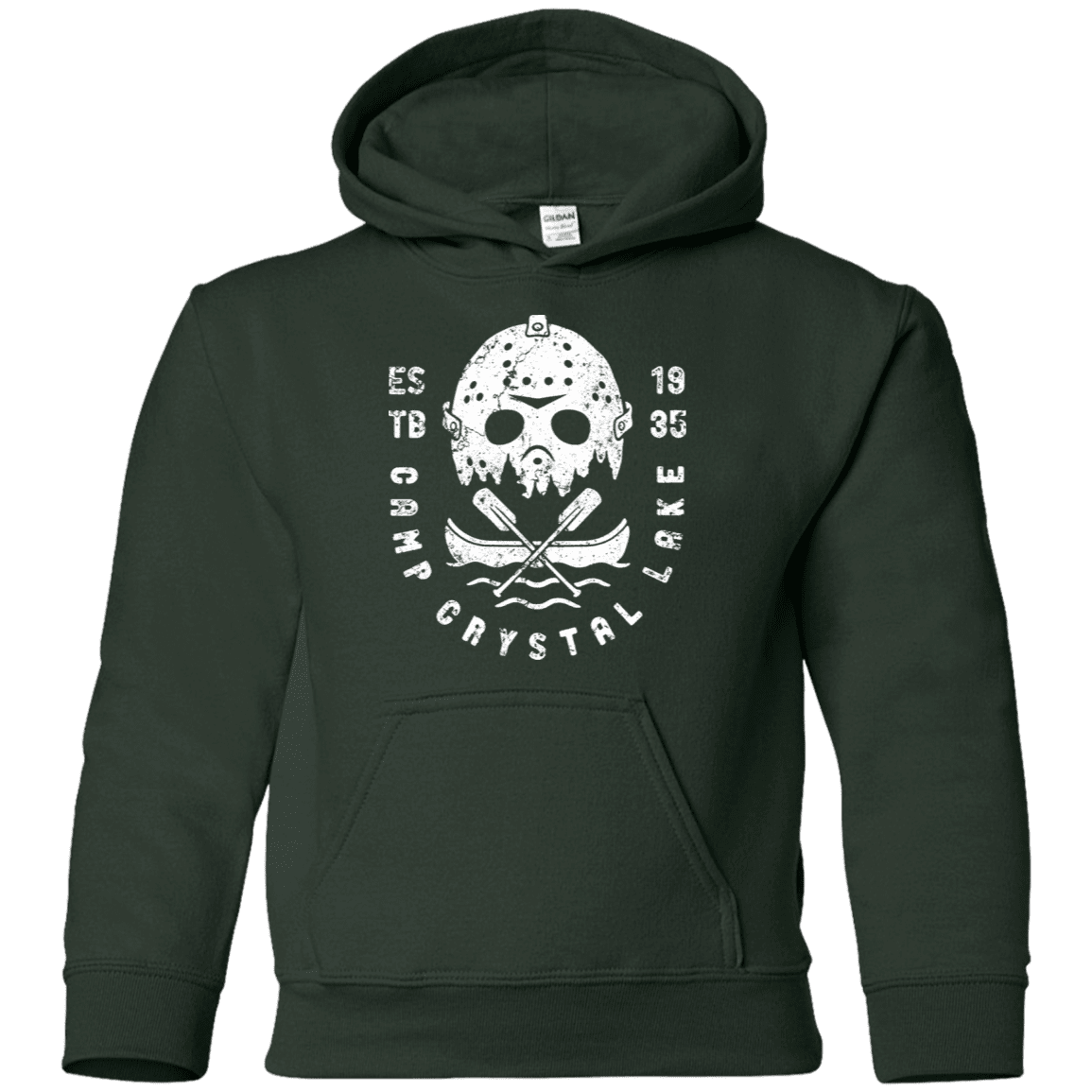 Sweatshirts Forest Green / YS Camp Crystal Lake Youth Hoodie
