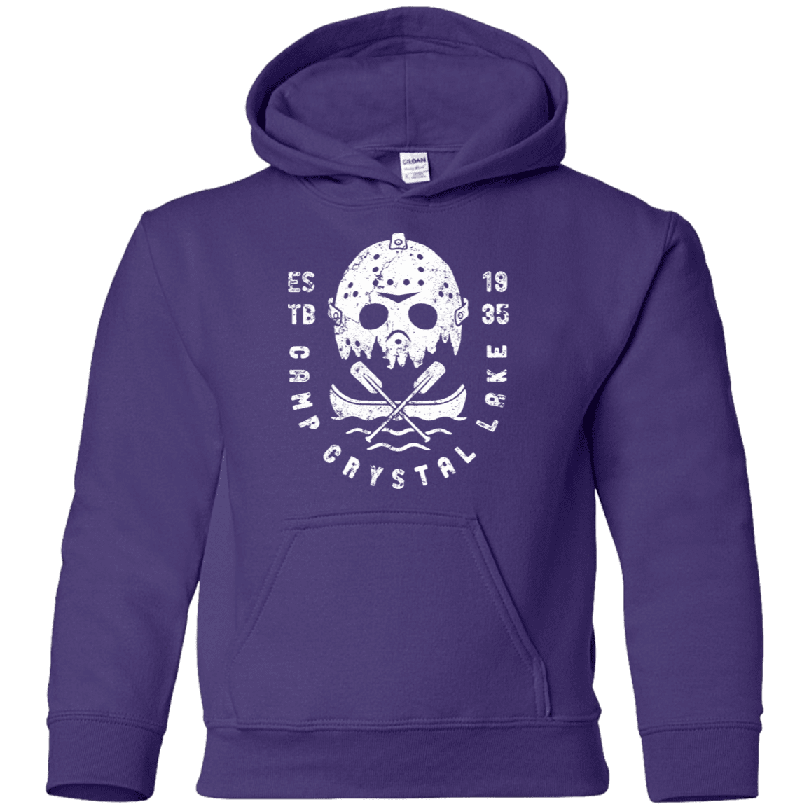Sweatshirts Purple / YS Camp Crystal Lake Youth Hoodie