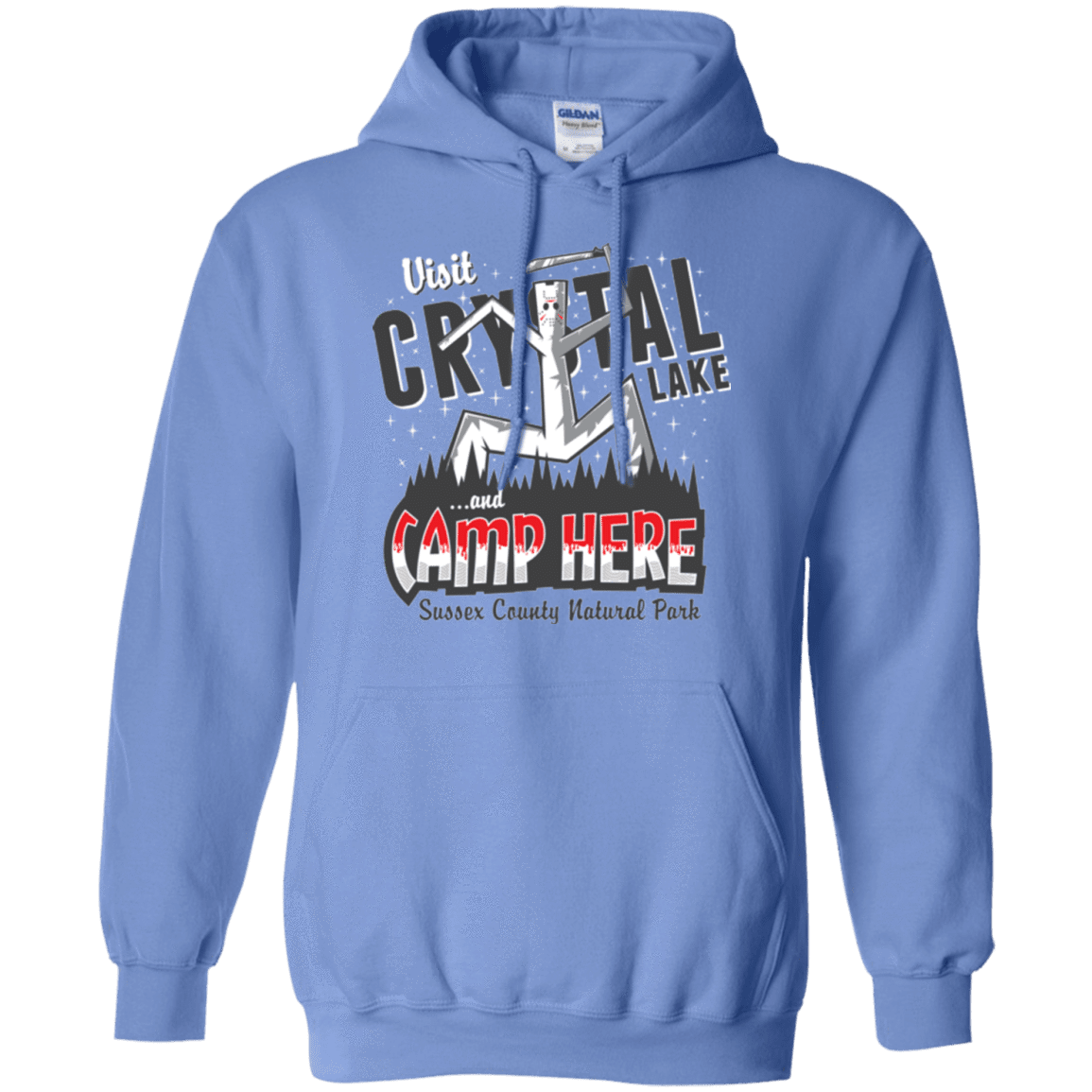 Sweatshirts Carolina Blue / Small CAMP HERE Pullover Hoodie