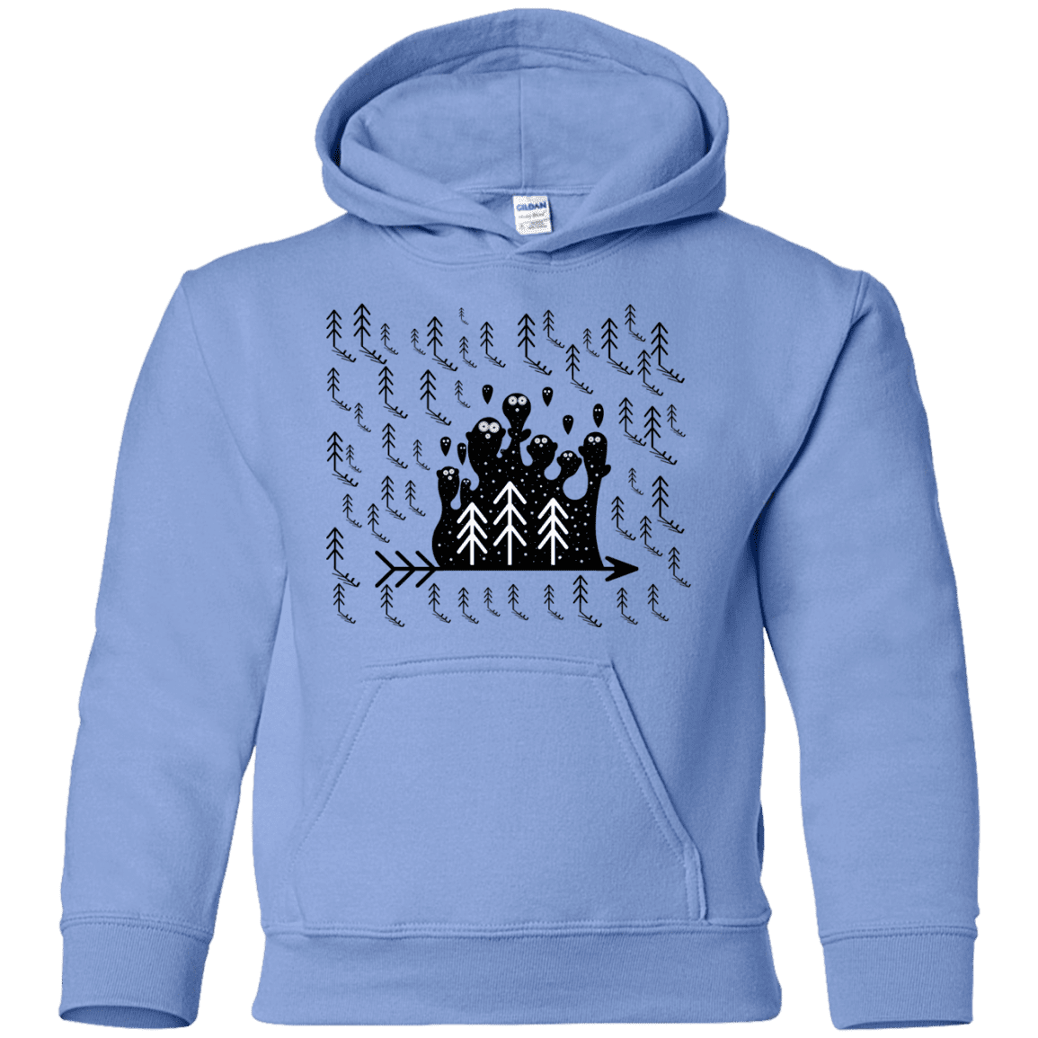 Sweatshirts Carolina Blue / YS Campfire Stories Youth Hoodie