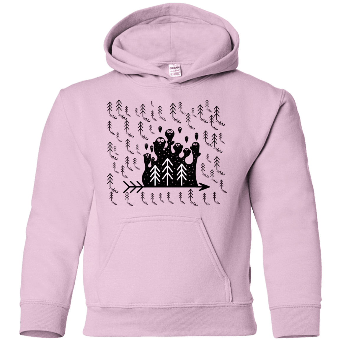 Sweatshirts Light Pink / YS Campfire Stories Youth Hoodie
