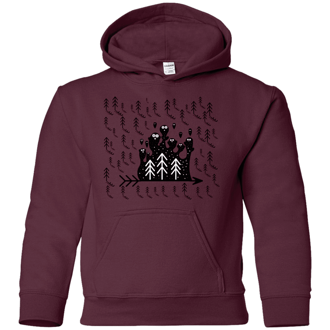 Sweatshirts Maroon / YS Campfire Stories Youth Hoodie