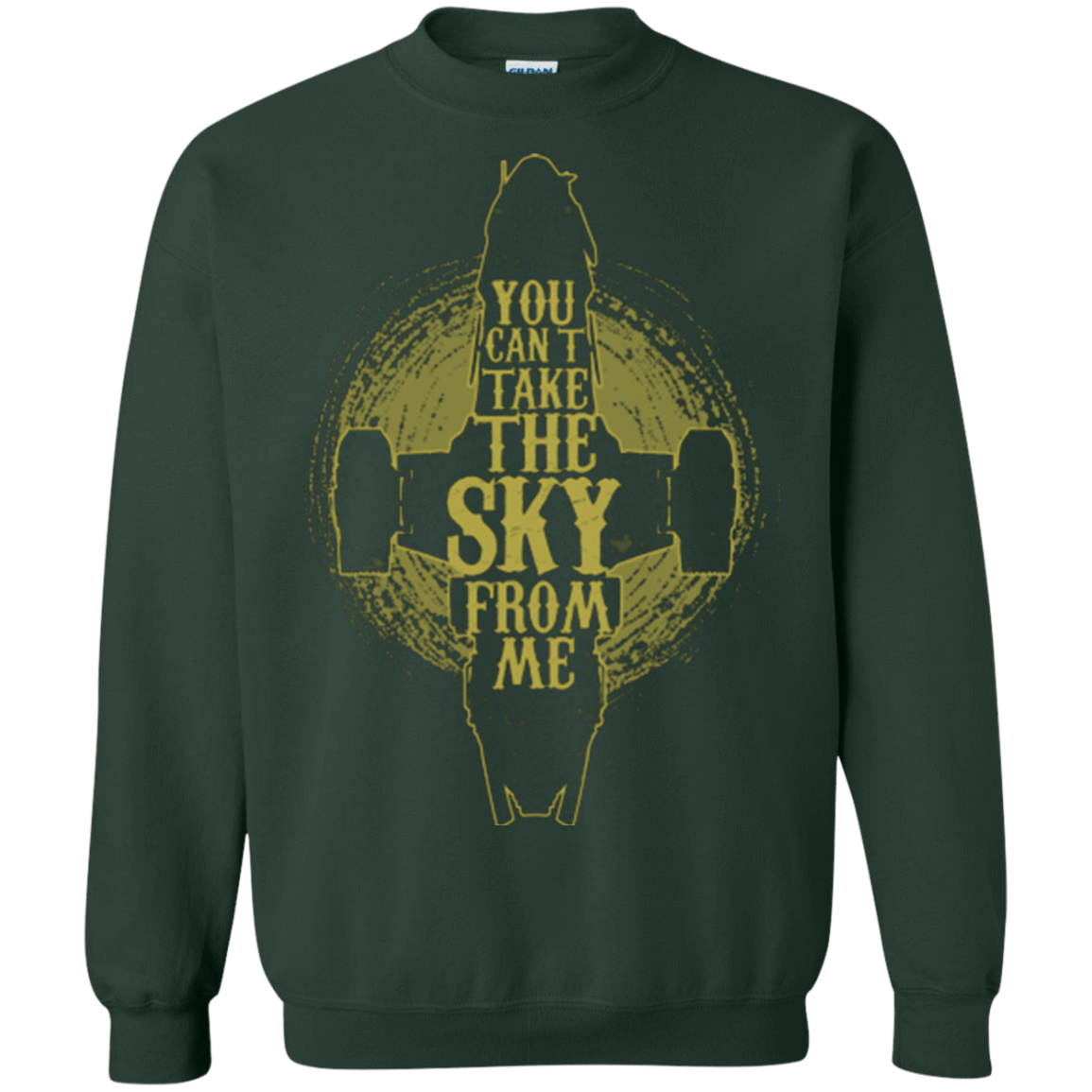 Sweatshirts Forest Green / Small Can't take the sky Crewneck Sweatshirt