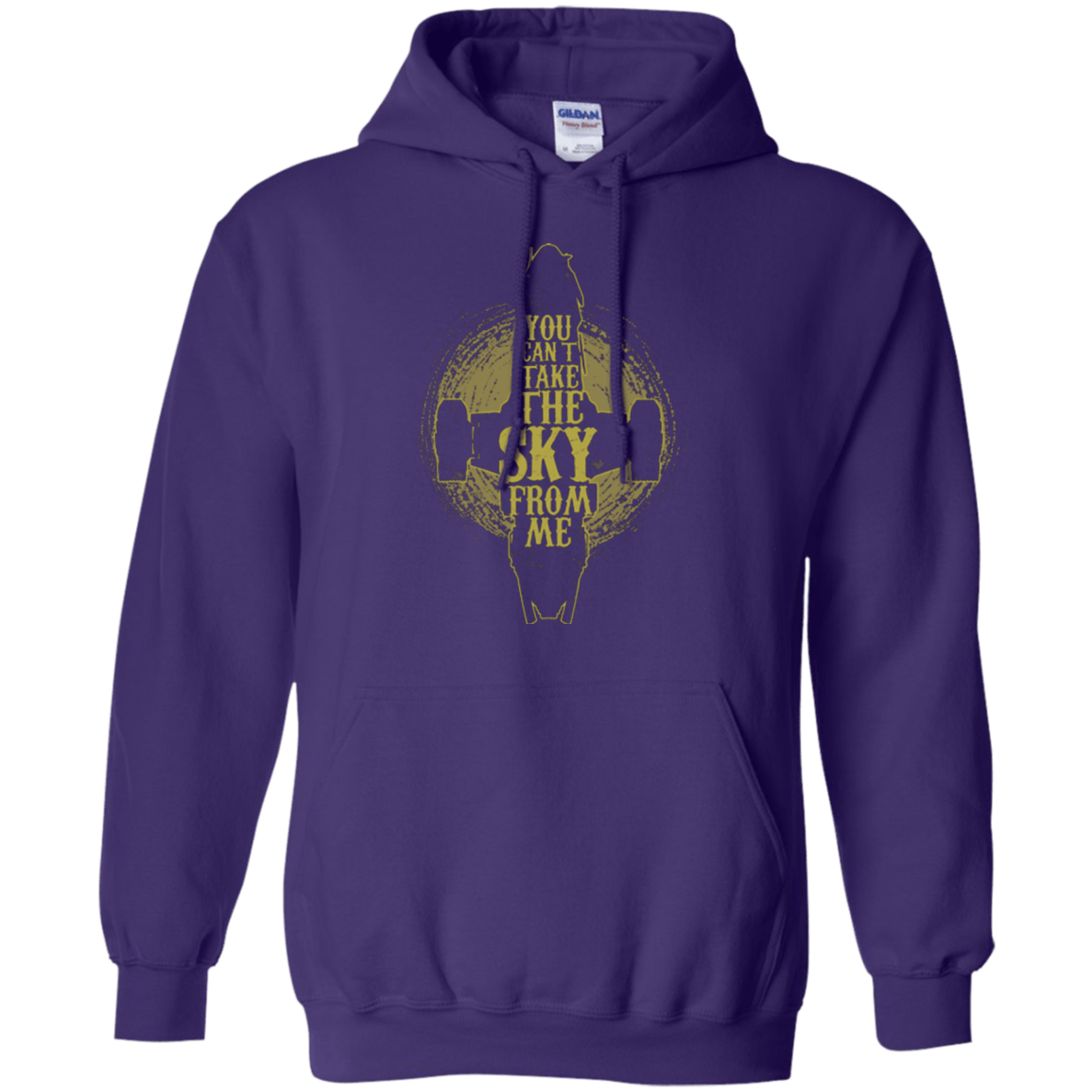 Sweatshirts Purple / Small Can't take the sky Pullover Hoodie
