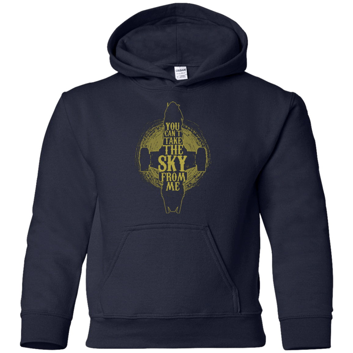 Sweatshirts Navy / YS Can't take the sky Youth Hoodie