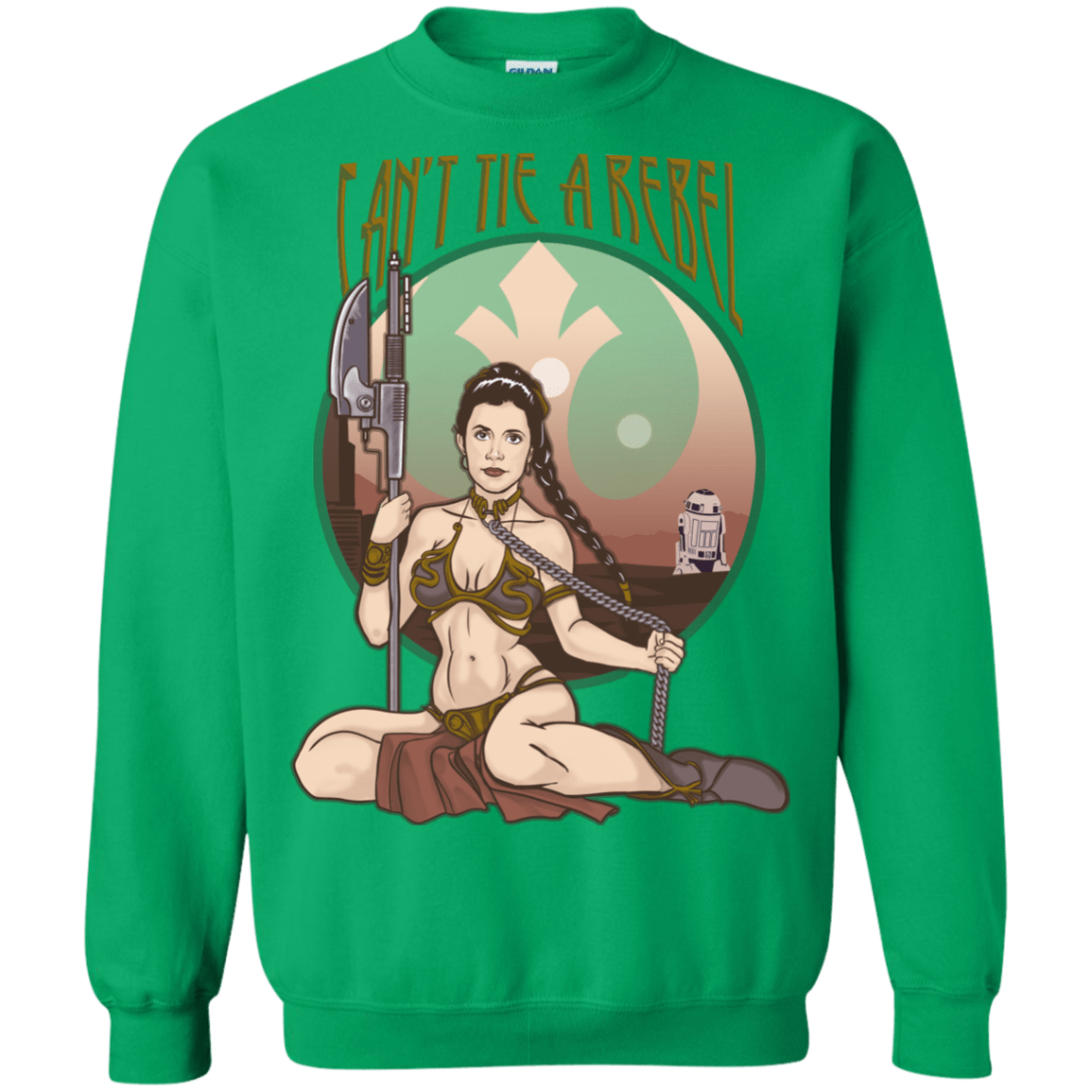 Sweatshirts Irish Green / Small Can't Tie a Rebel Crewneck Sweatshirt