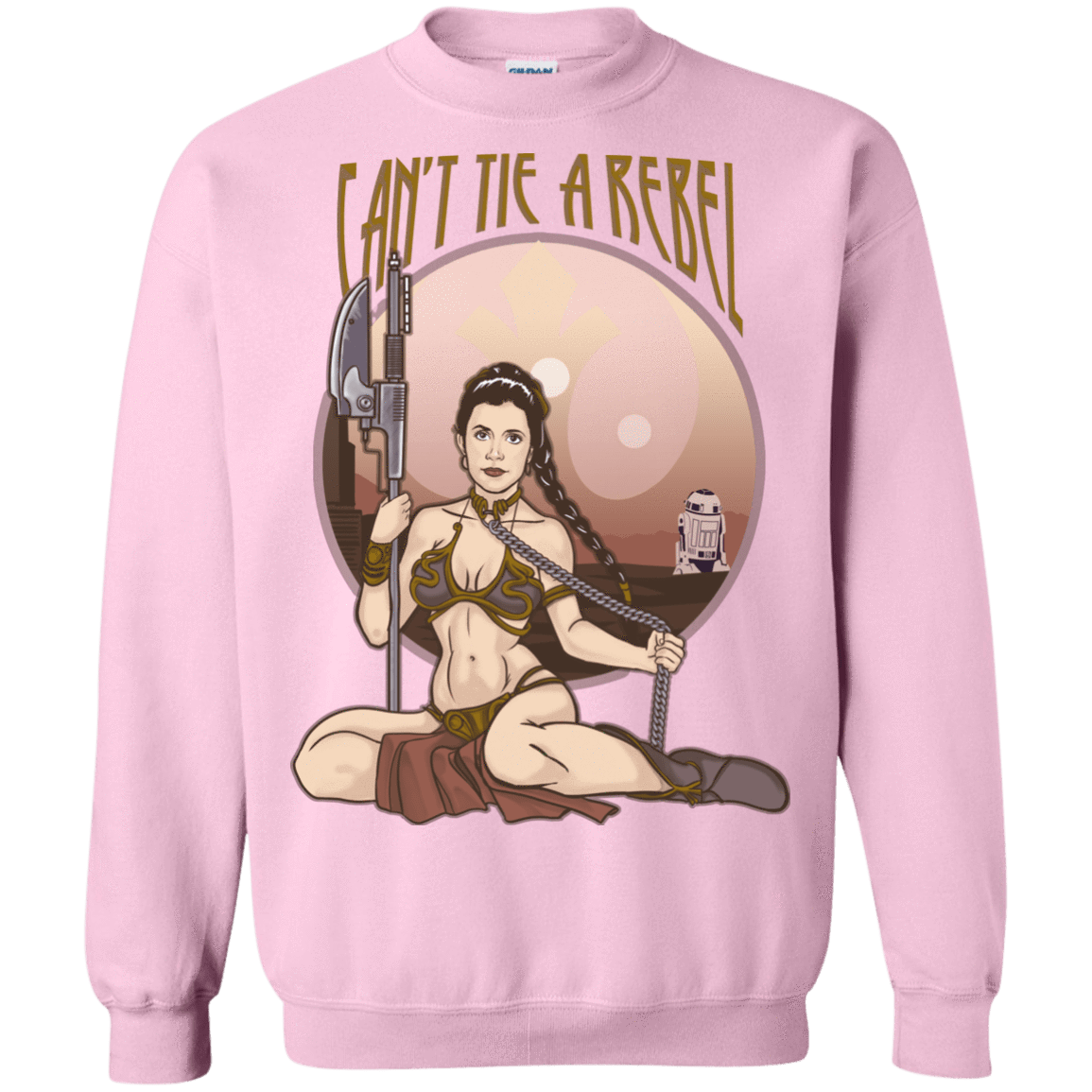 Sweatshirts Light Pink / Small Can't Tie a Rebel Crewneck Sweatshirt