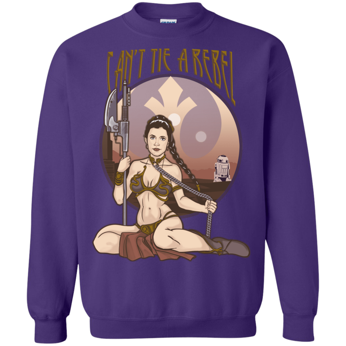 Sweatshirts Purple / Small Can't Tie a Rebel Crewneck Sweatshirt
