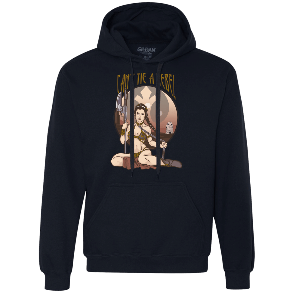 Sweatshirts Navy / Small Can't Tie a Rebel Premium Fleece Hoodie
