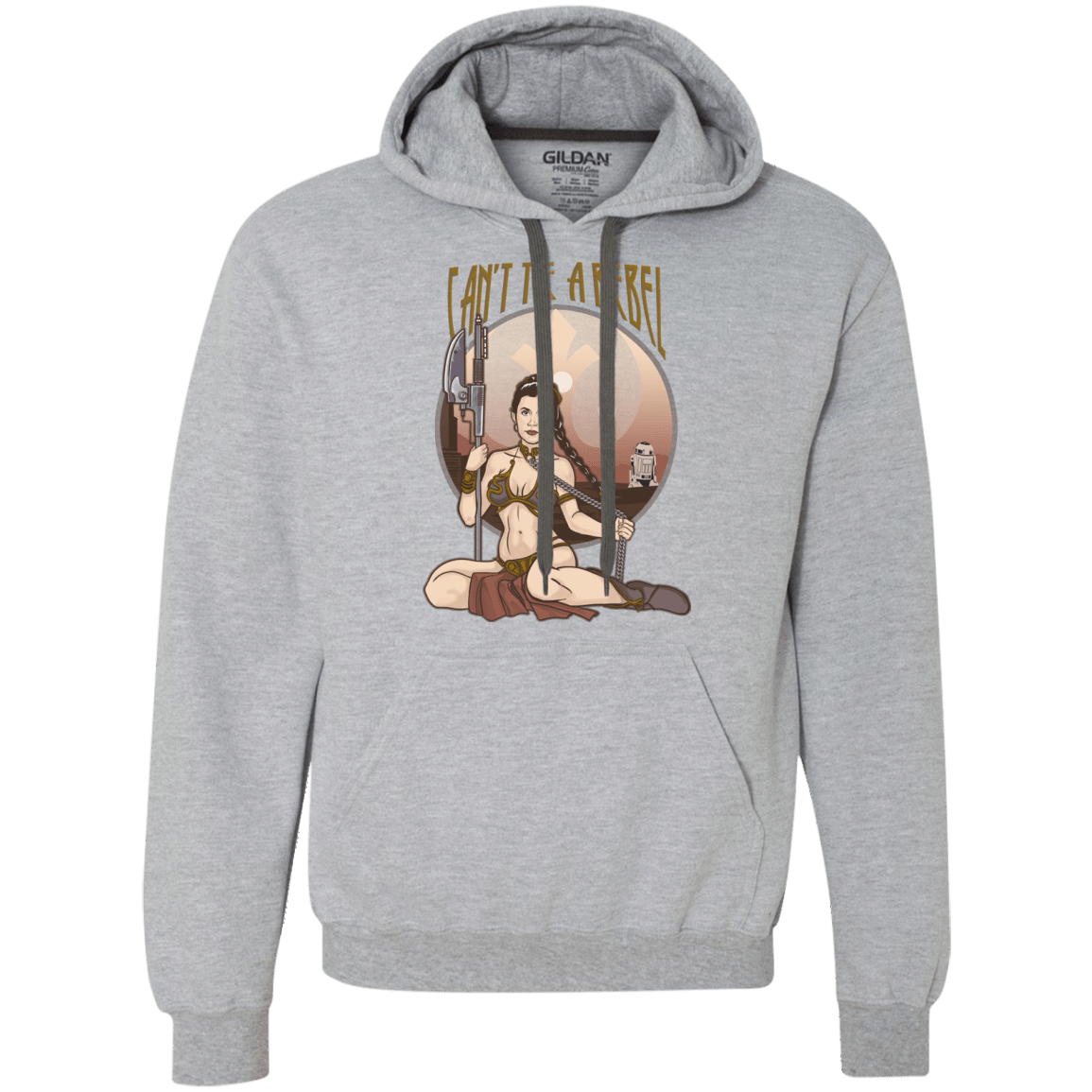 Sweatshirts Sport Grey / Small Can't Tie a Rebel Premium Fleece Hoodie