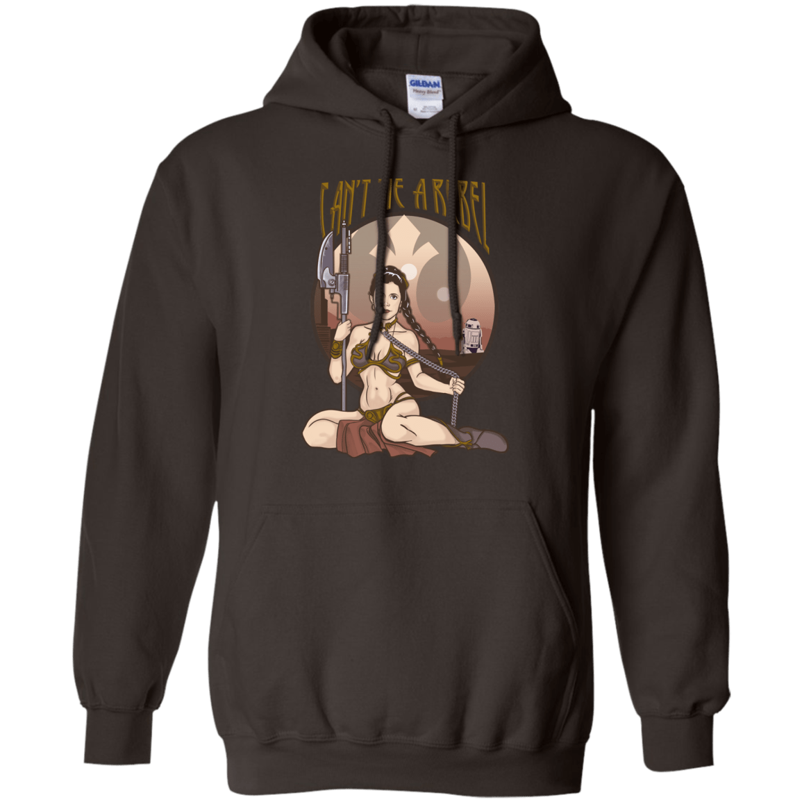 Sweatshirts Dark Chocolate / Small Can't Tie a Rebel Pullover Hoodie