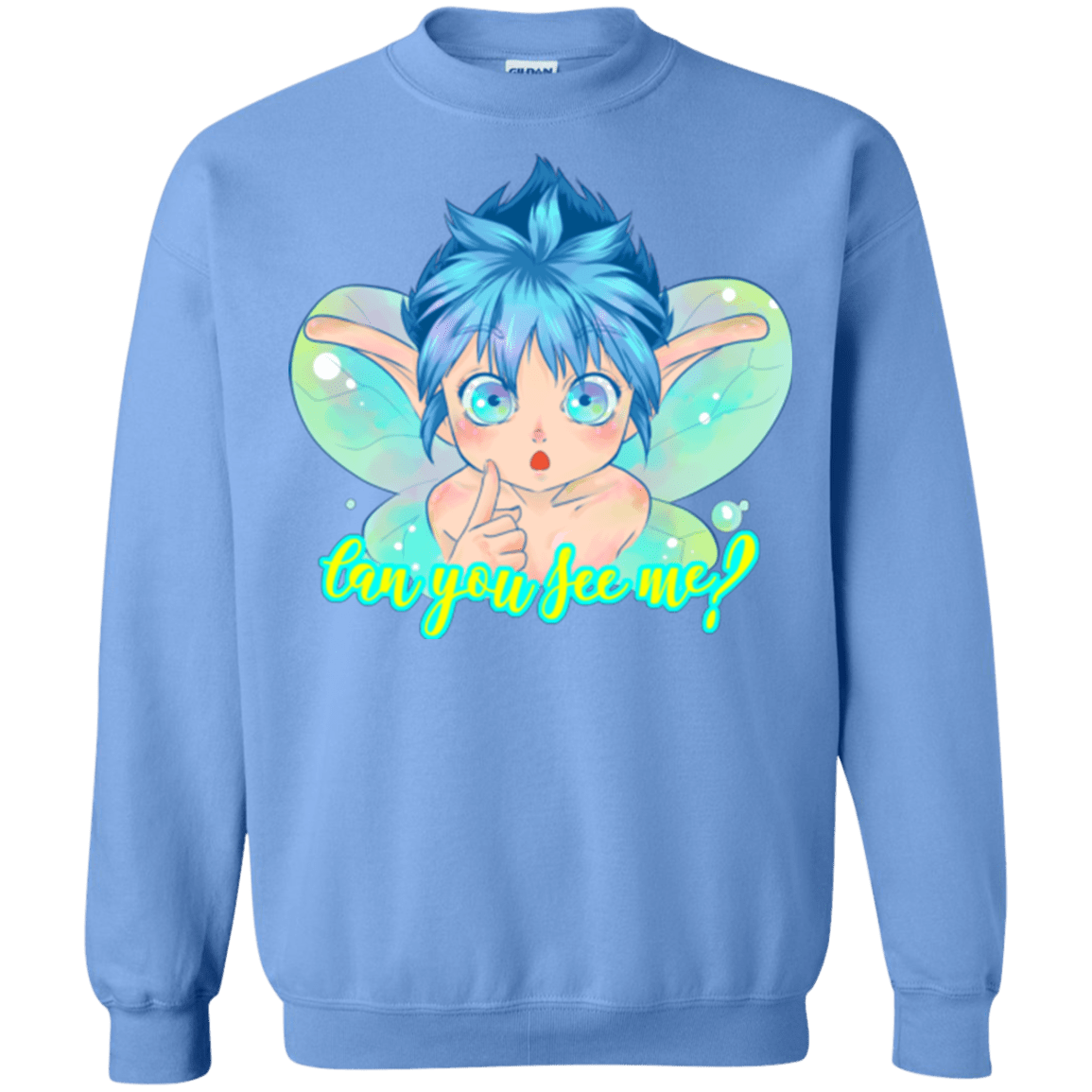 Sweatshirts Carolina Blue / Small Can you see me Crewneck Sweatshirt