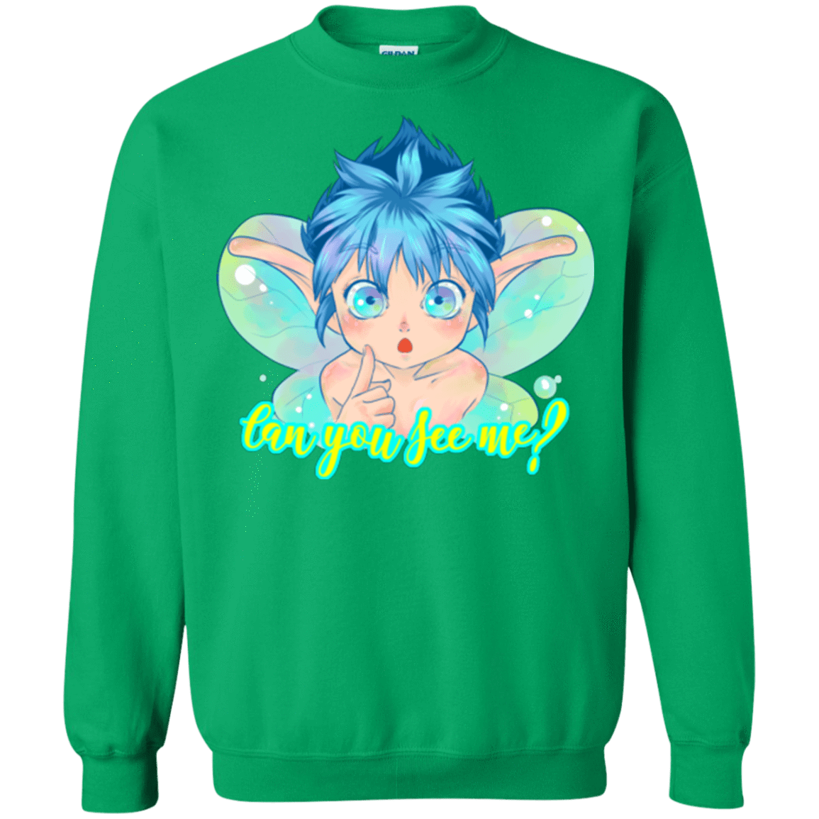Sweatshirts Irish Green / Small Can you see me Crewneck Sweatshirt