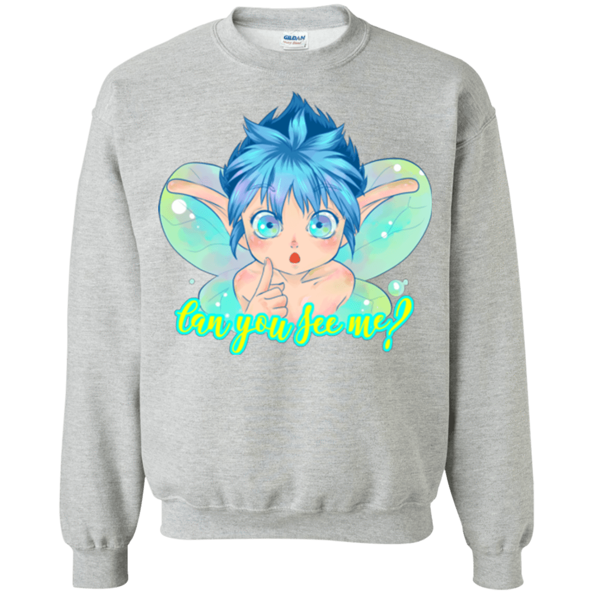 Sweatshirts Sport Grey / Small Can you see me Crewneck Sweatshirt