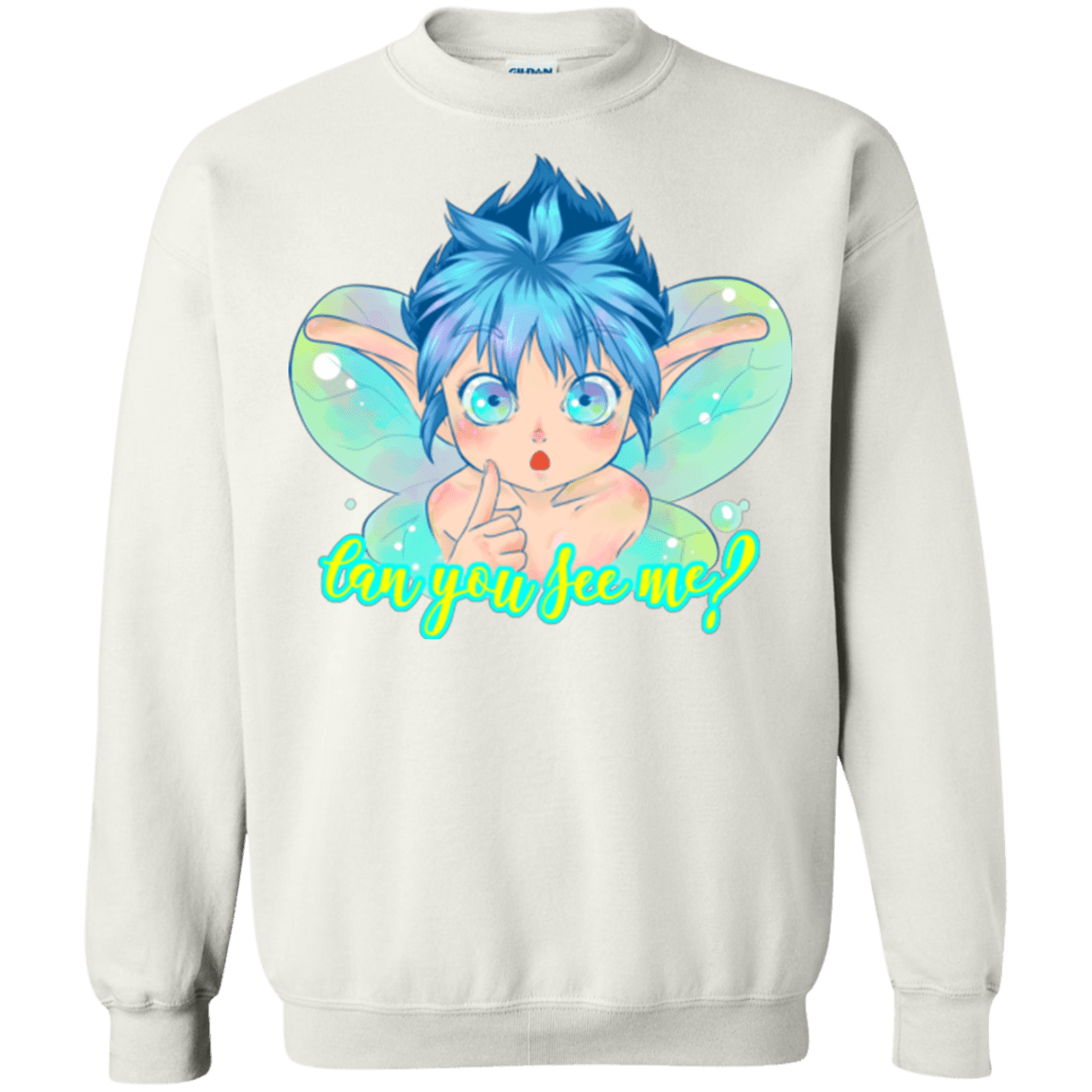 Sweatshirts White / Small Can you see me Crewneck Sweatshirt