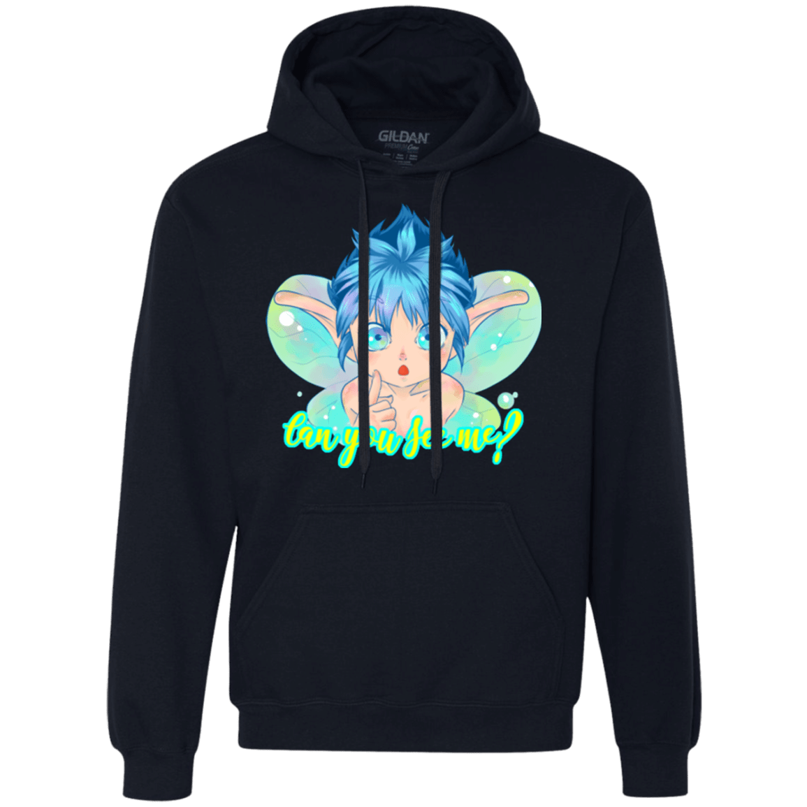 Sweatshirts Navy / Small Can you see me Premium Fleece Hoodie