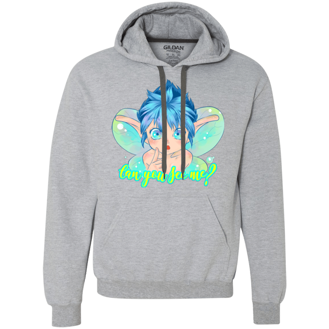 Sweatshirts Sport Grey / Small Can you see me Premium Fleece Hoodie