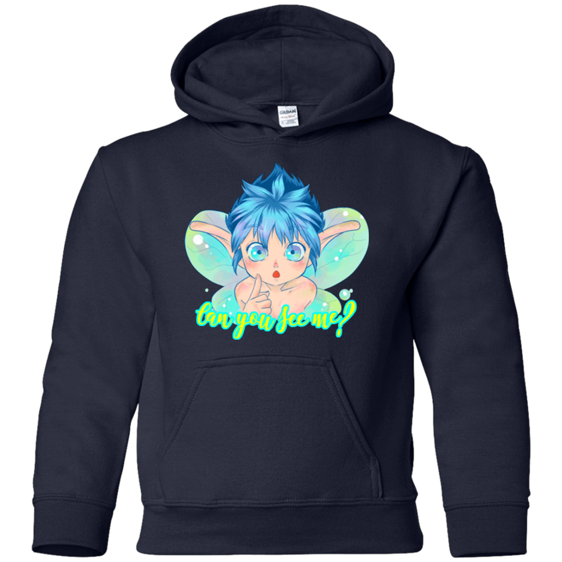 Sweatshirts Navy / YS Can you see me Youth Hoodie