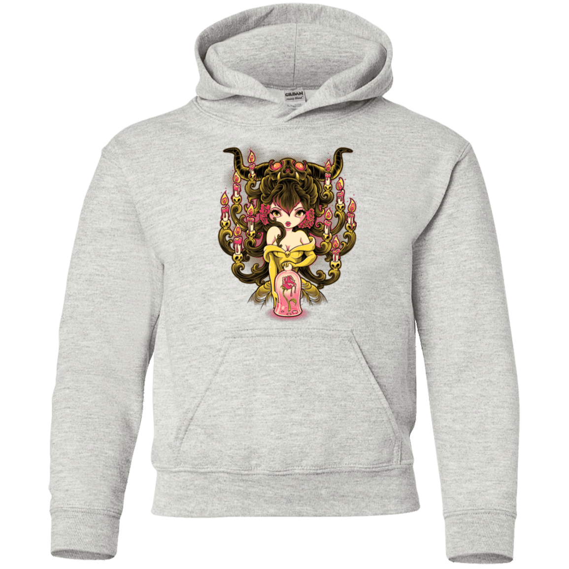 Sweatshirts Ash / YS Candelabra Youth Hoodie