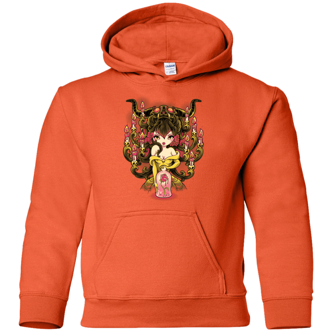 Sweatshirts Orange / YS Candelabra Youth Hoodie