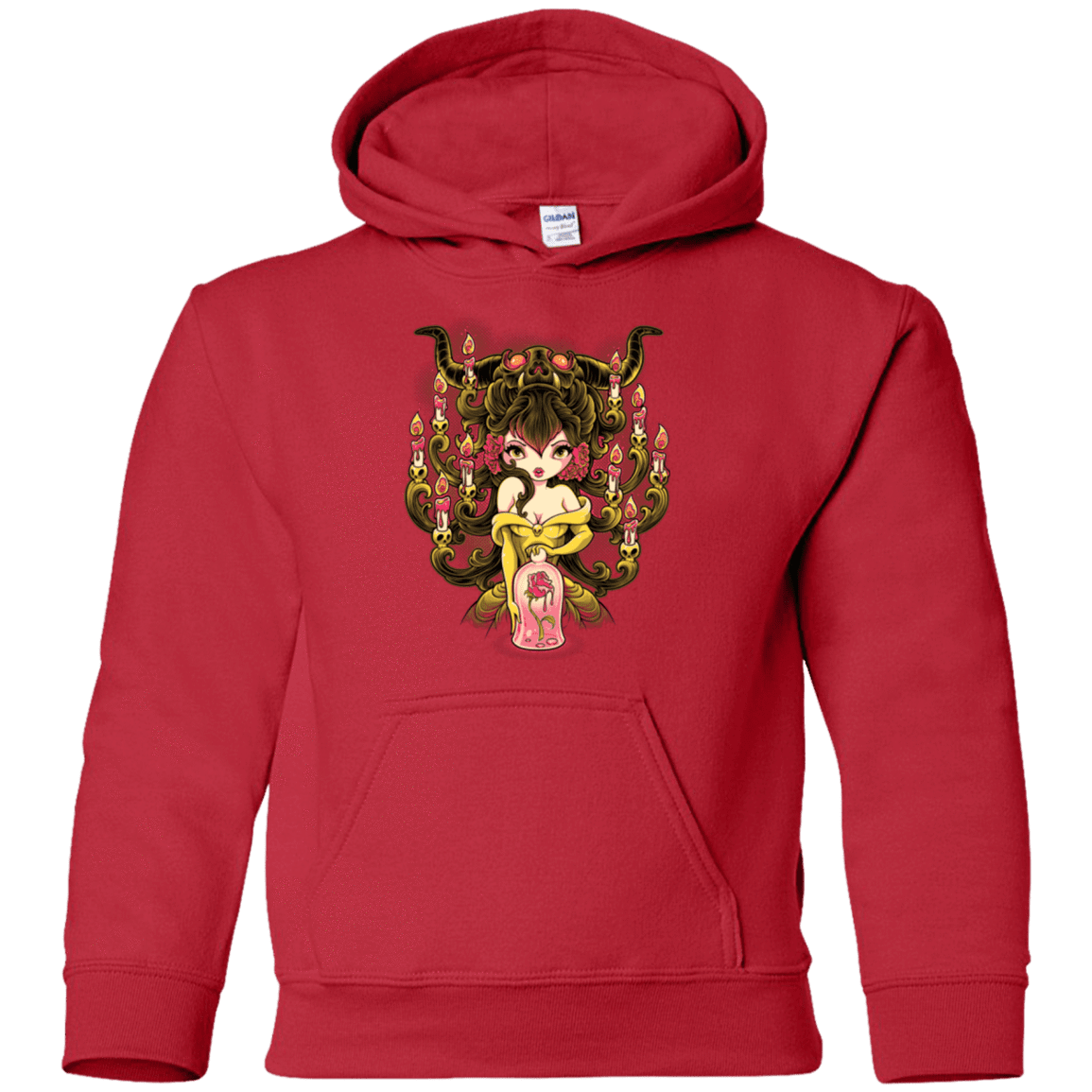 Sweatshirts Red / YS Candelabra Youth Hoodie