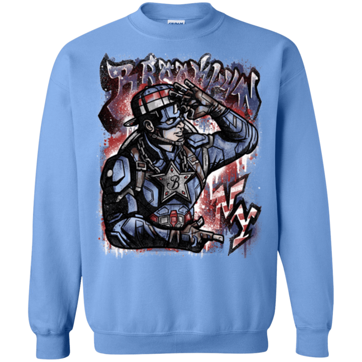 Sweatshirts Carolina Blue / Small Cap Brooklyn Crewneck Sweatshirt