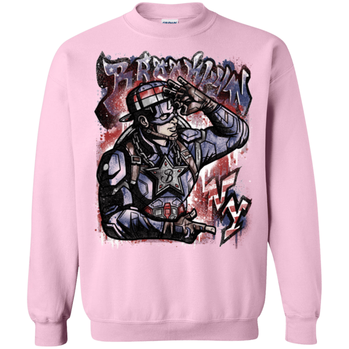 Sweatshirts Light Pink / Small Cap Brooklyn Crewneck Sweatshirt