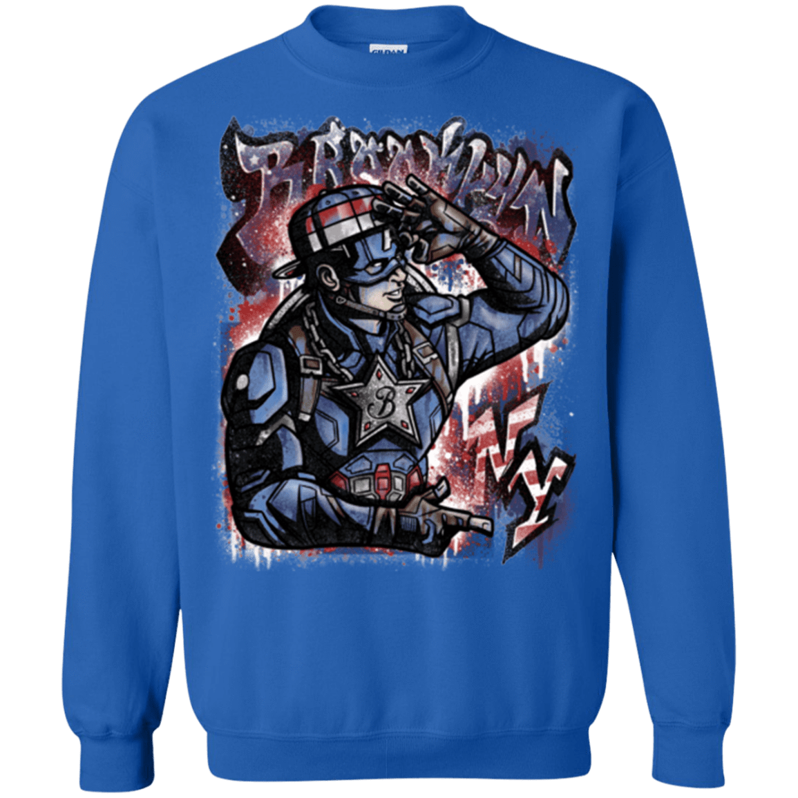 Sweatshirts Royal / Small Cap Brooklyn Crewneck Sweatshirt