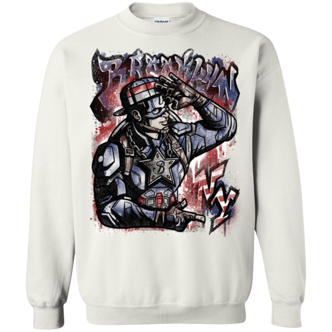 Sweatshirts White / Small Cap Brooklyn Crewneck Sweatshirt
