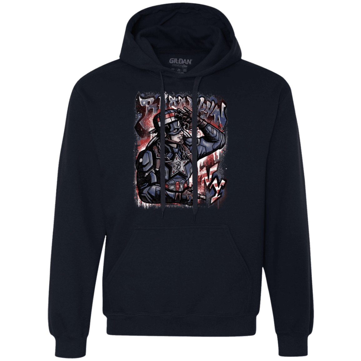 Sweatshirts Navy / Small Cap Brooklyn Premium Fleece Hoodie