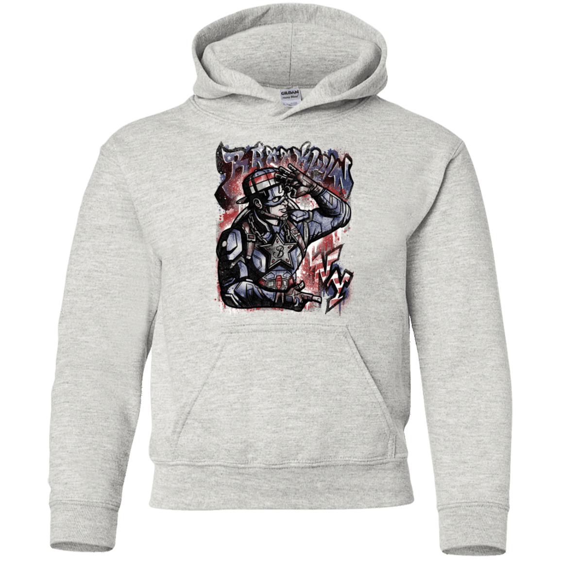 Sweatshirts Ash / YS Cap Brooklyn Youth Hoodie