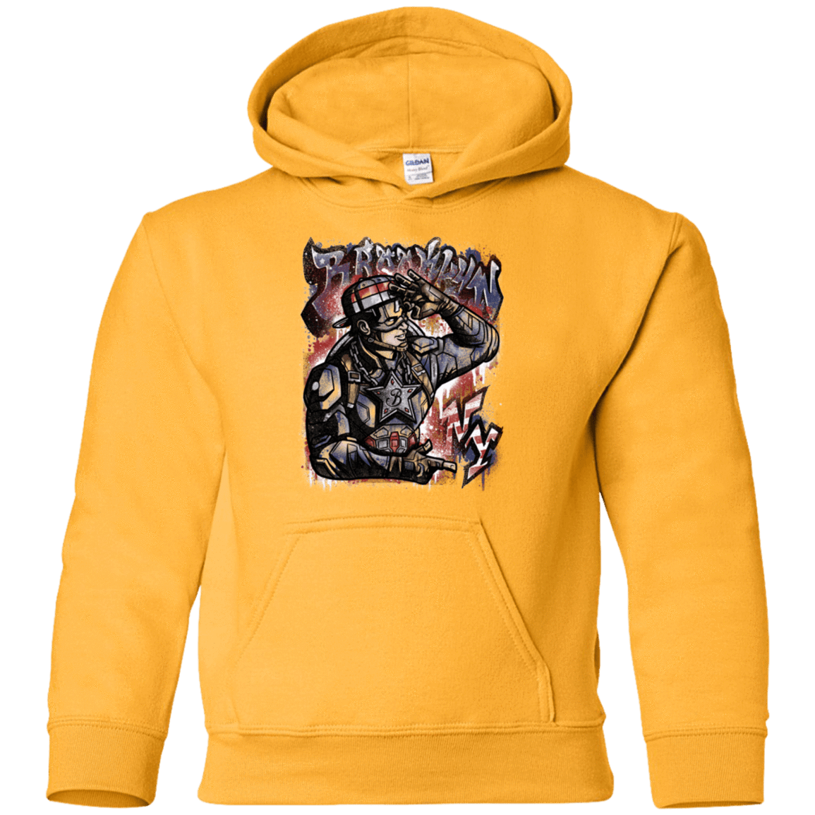 Sweatshirts Gold / YS Cap Brooklyn Youth Hoodie