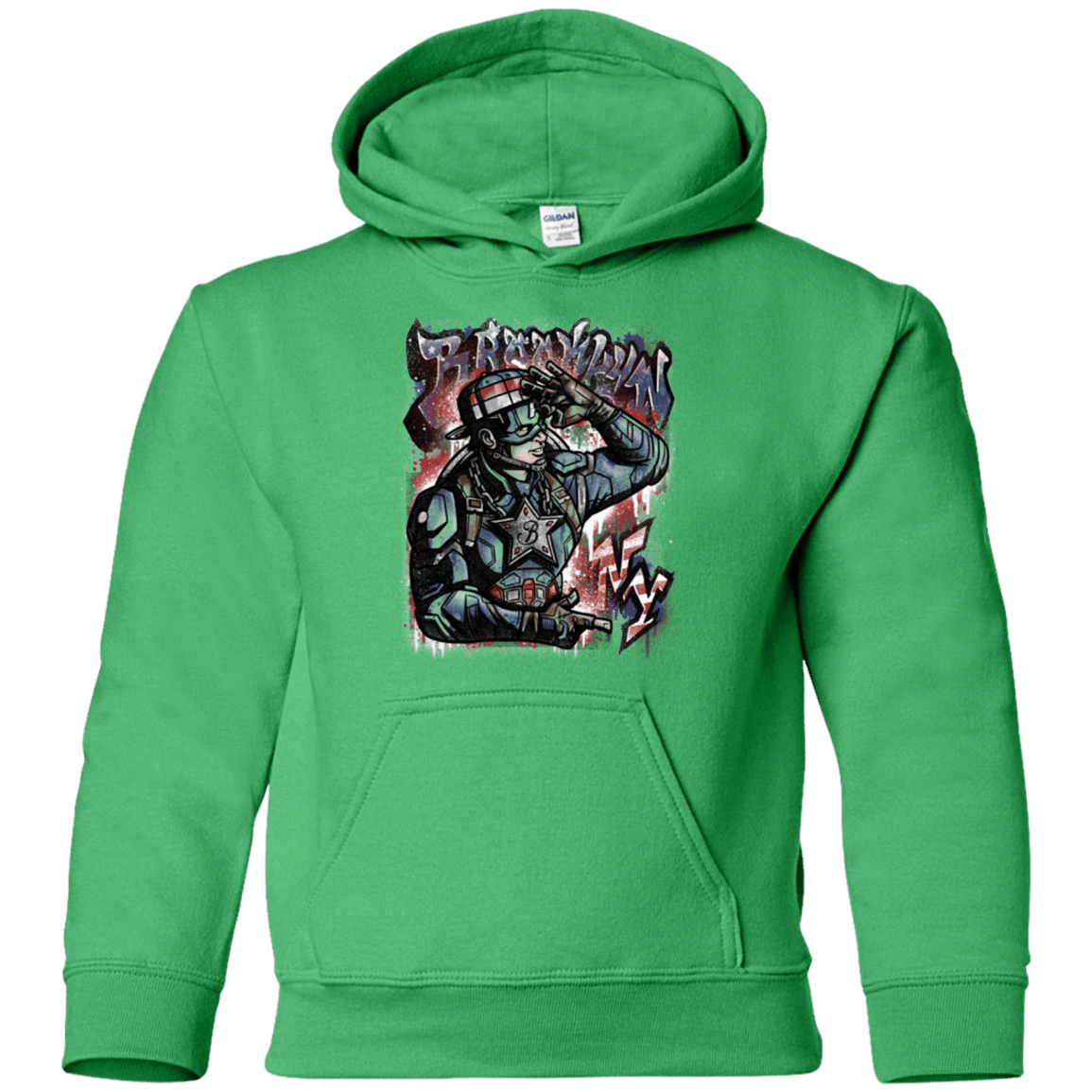 Sweatshirts Irish Green / YS Cap Brooklyn Youth Hoodie