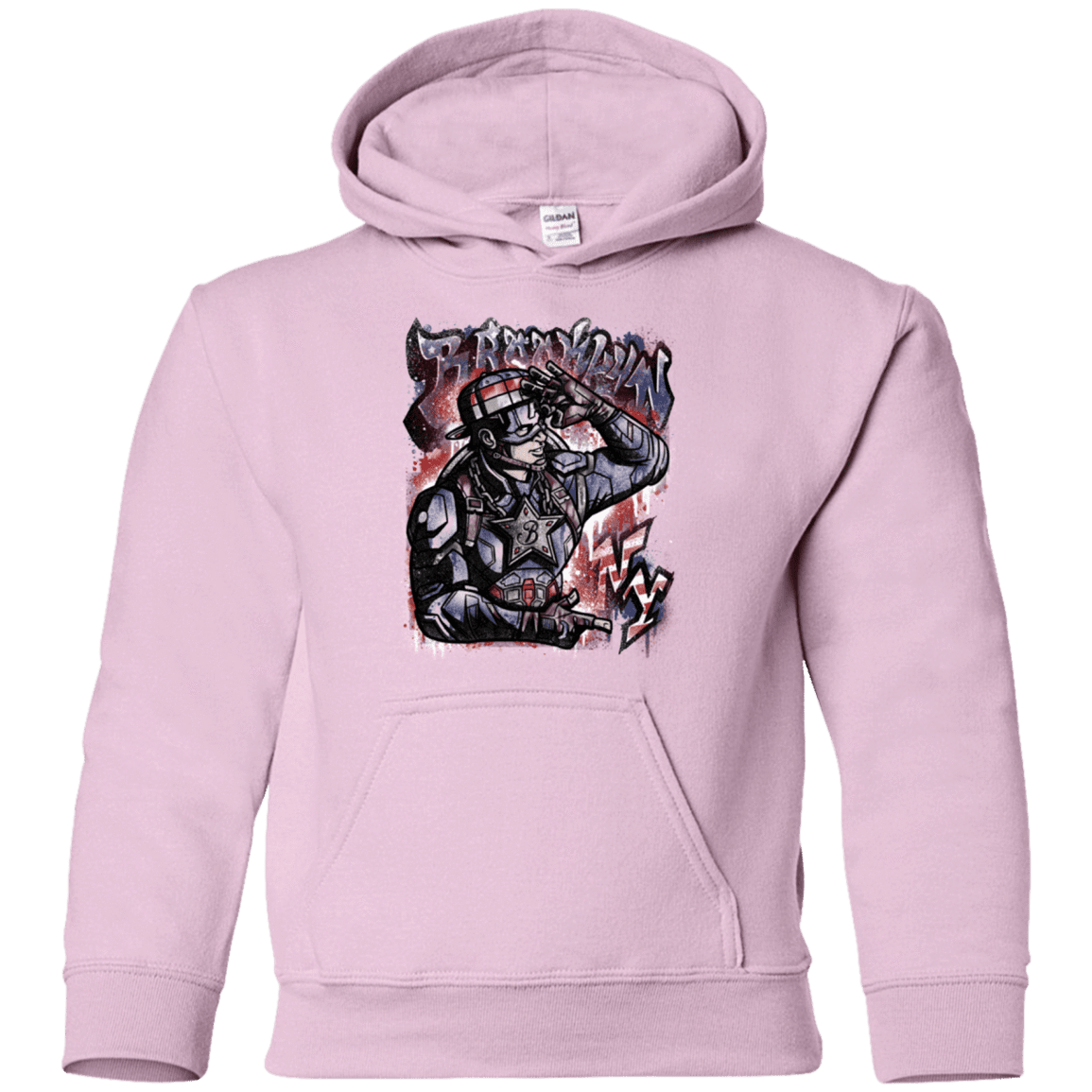 Sweatshirts Light Pink / YS Cap Brooklyn Youth Hoodie