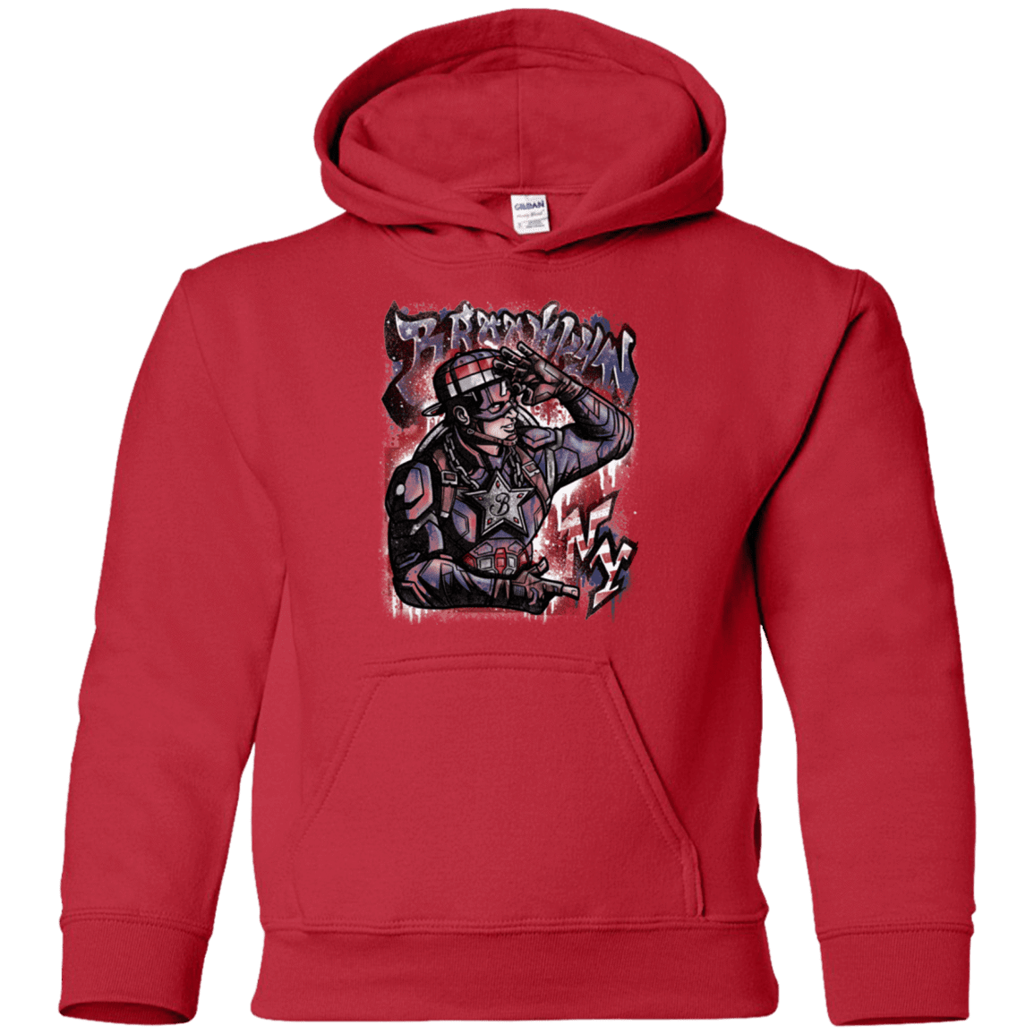 Sweatshirts Red / YS Cap Brooklyn Youth Hoodie