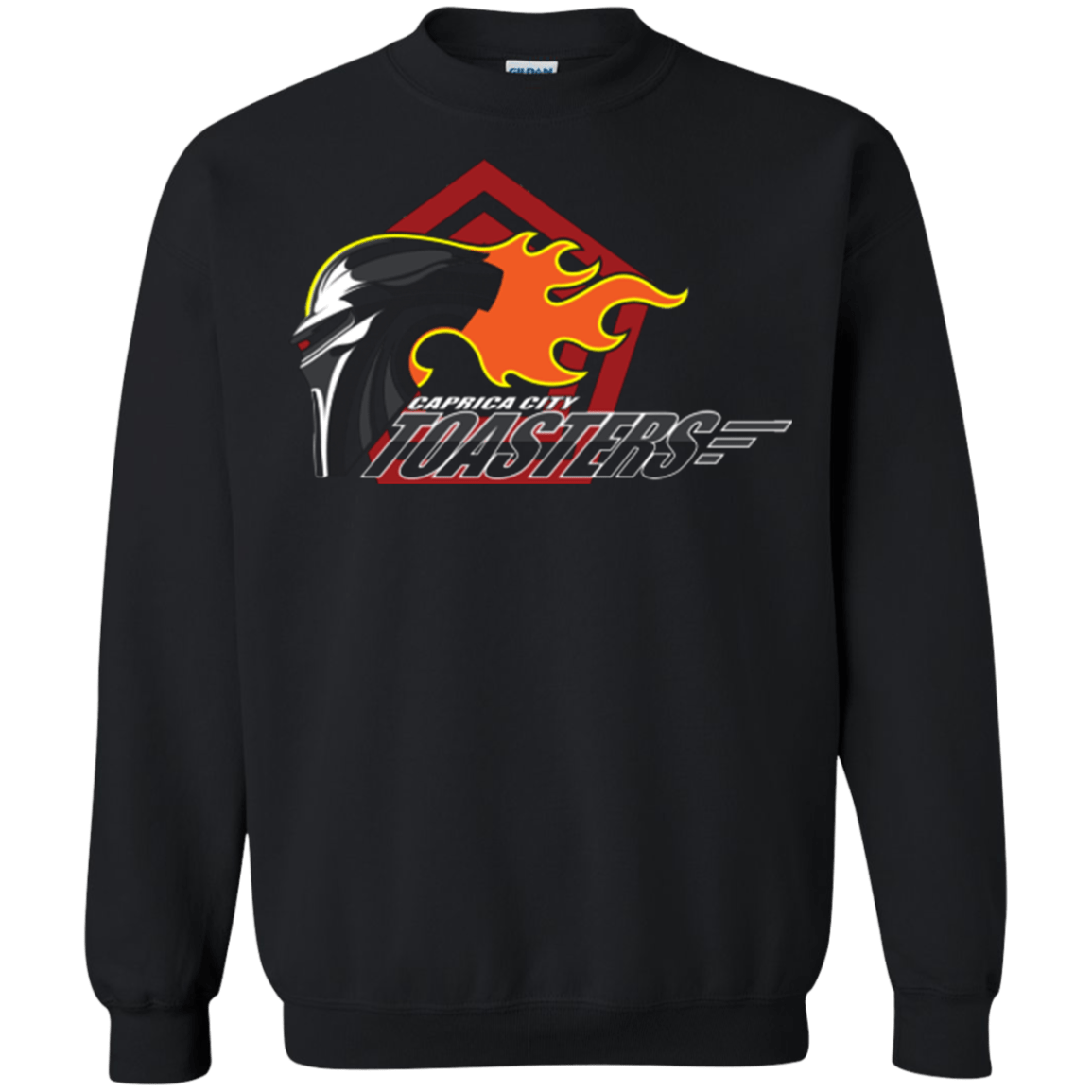 Sweatshirts Black / Small Caprica City Toasters Crewneck Sweatshirt