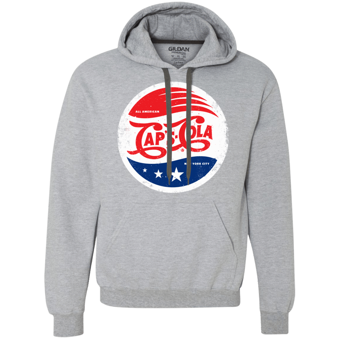 Sweatshirts Sport Grey / Small Caps Cola Premium Fleece Hoodie