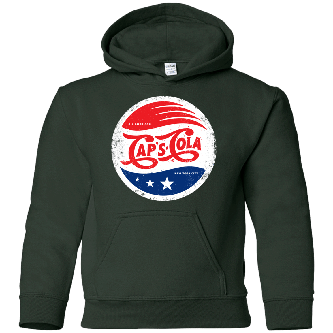 Sweatshirts Forest Green / YS Caps Cola Youth Hoodie