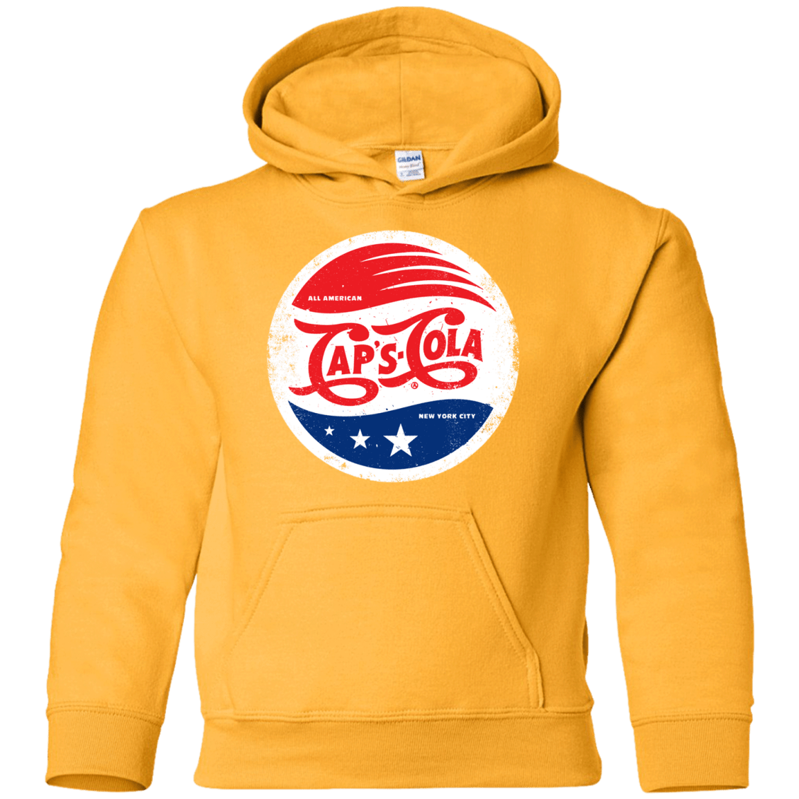 Sweatshirts Gold / YS Caps Cola Youth Hoodie