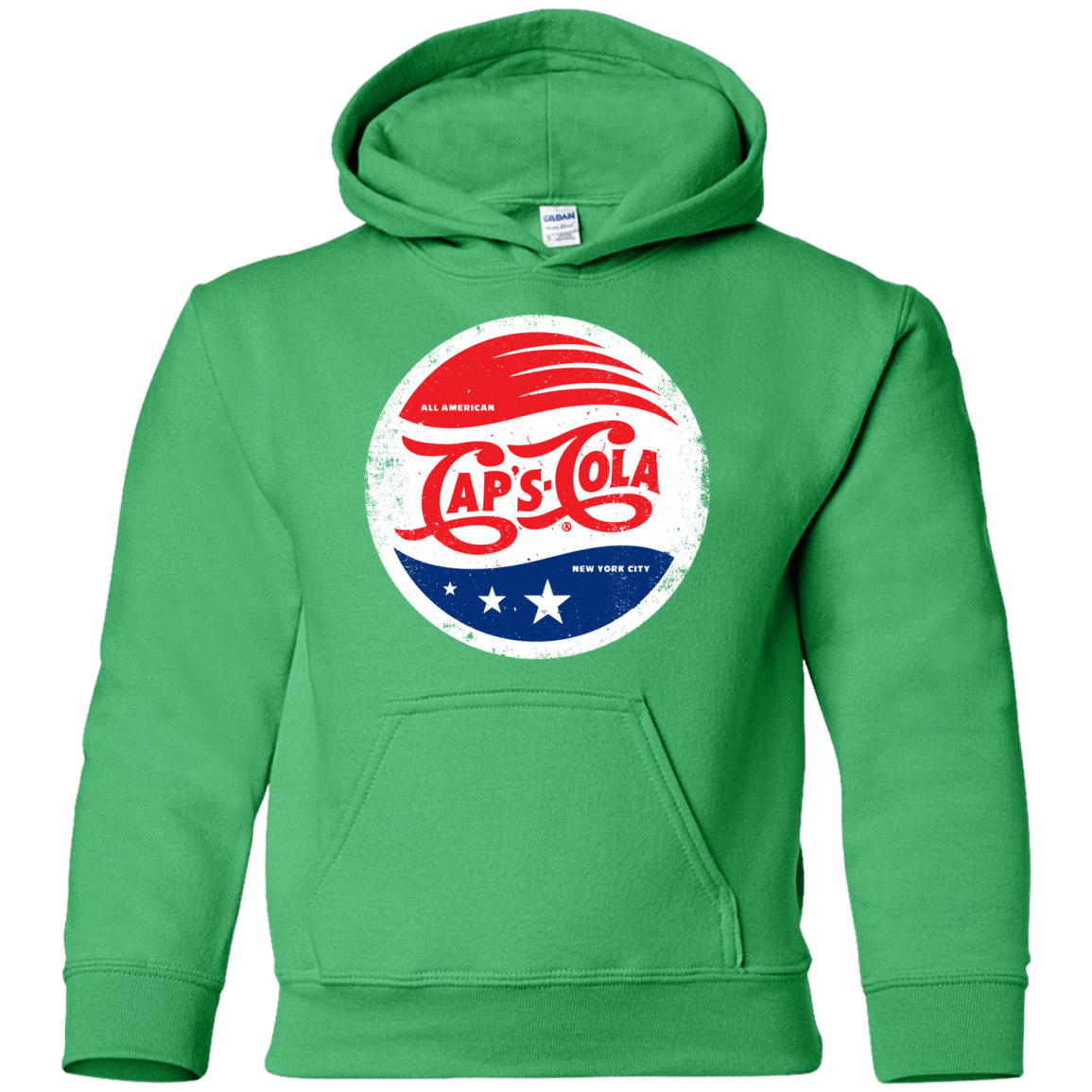 Sweatshirts Irish Green / YS Caps Cola Youth Hoodie