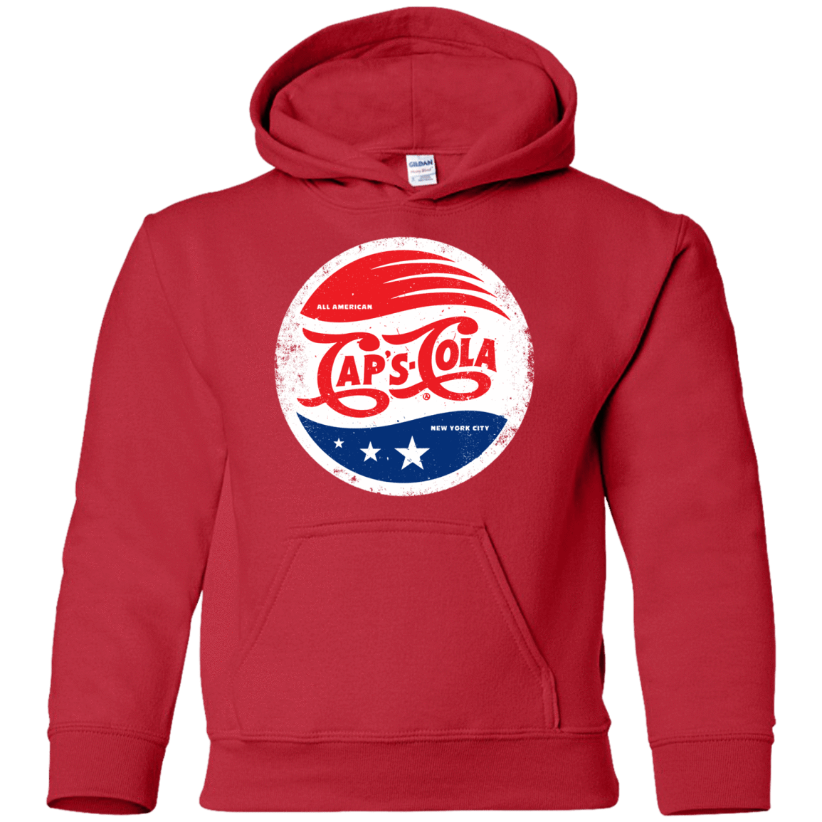 Sweatshirts Red / YS Caps Cola Youth Hoodie