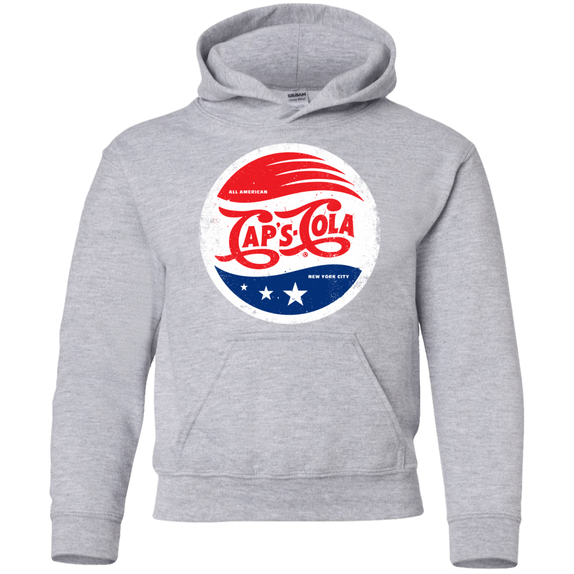 Sweatshirts Sport Grey / YS Caps Cola Youth Hoodie