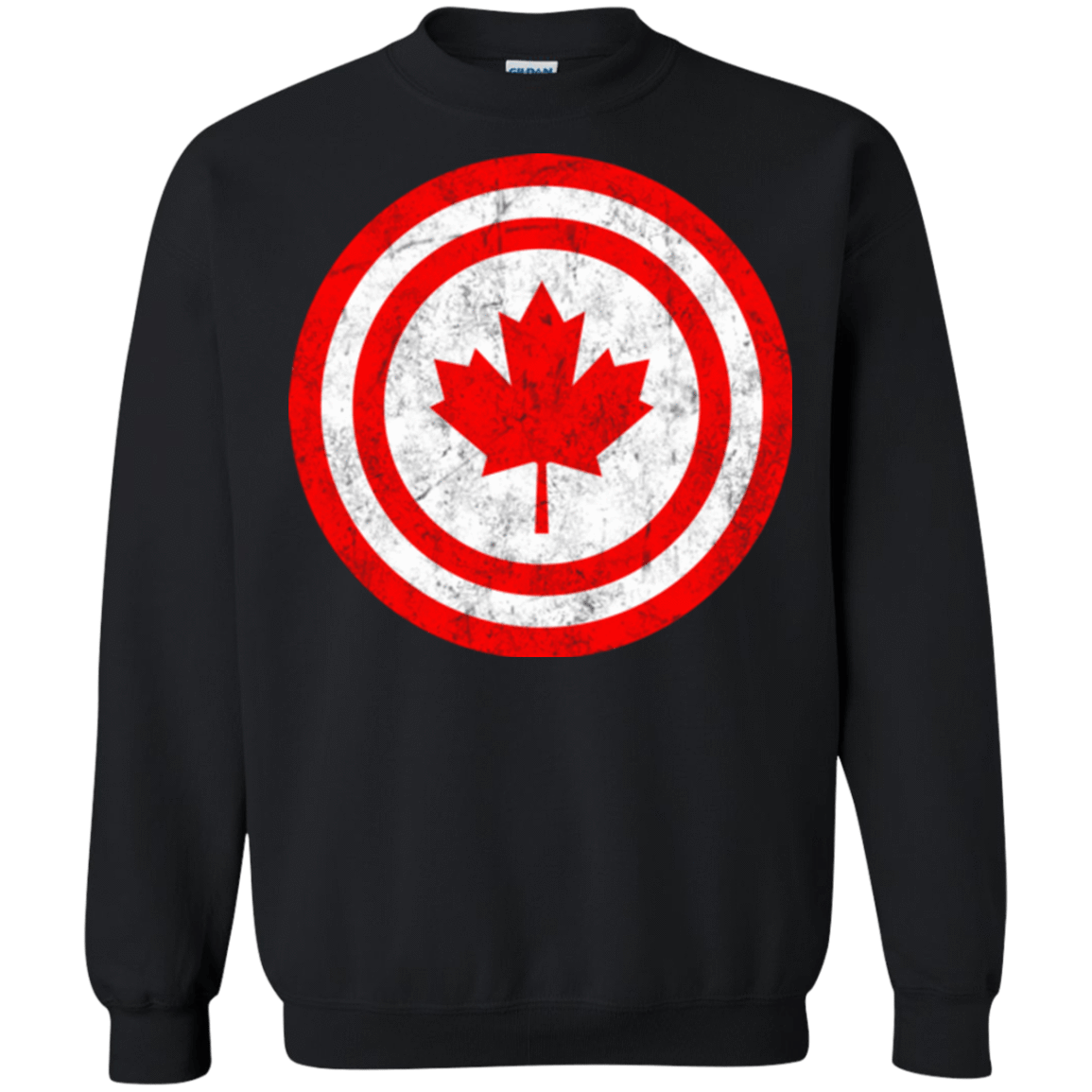 Sweatshirts Black / Small Captain Canada Crewneck Sweatshirt