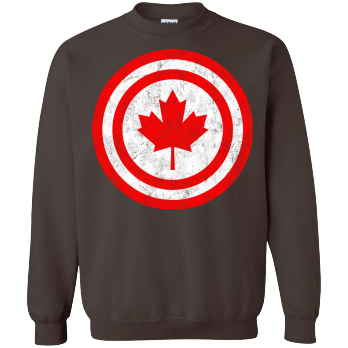 Sweatshirts Dark Chocolate / Small Captain Canada Crewneck Sweatshirt