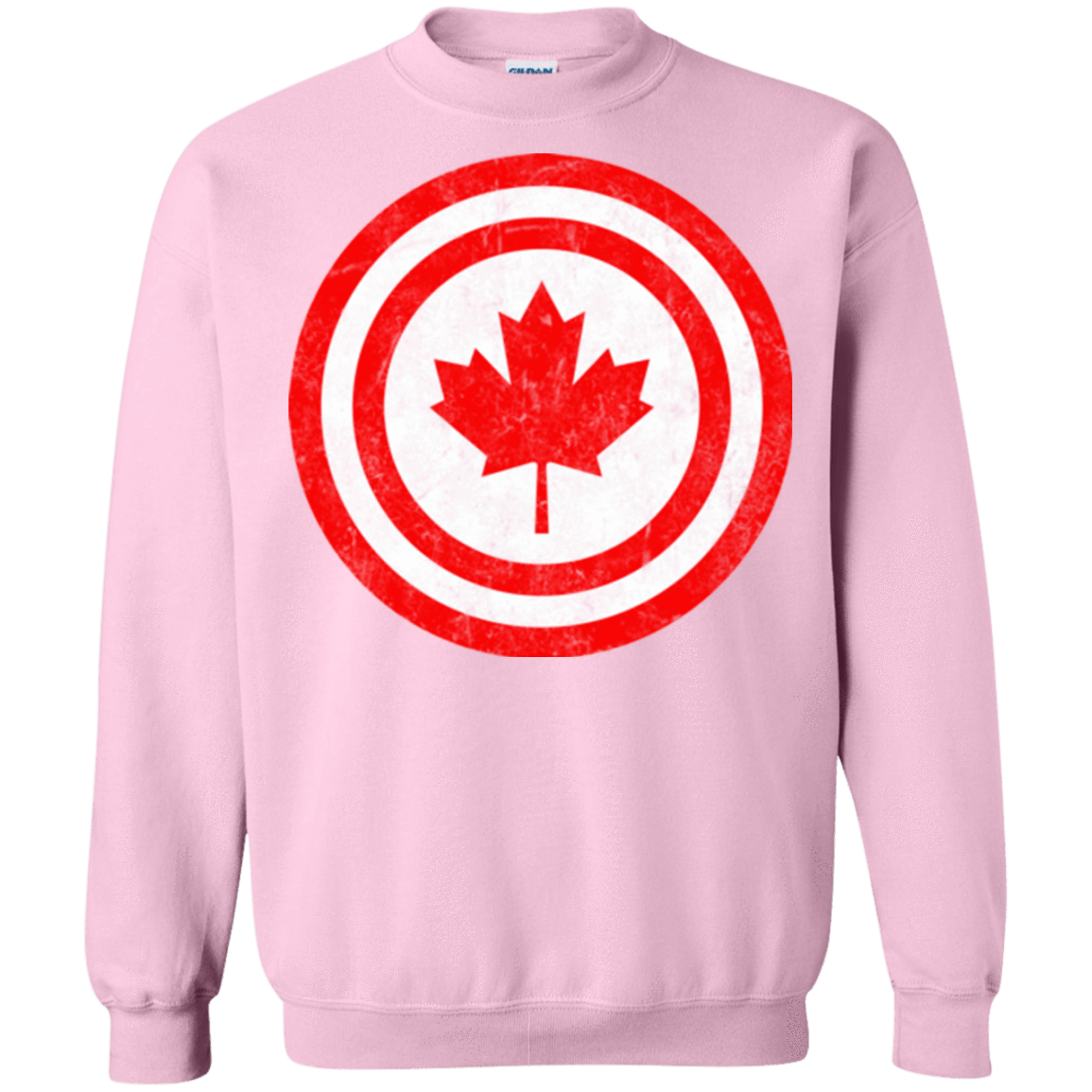 Sweatshirts Light Pink / Small Captain Canada Crewneck Sweatshirt