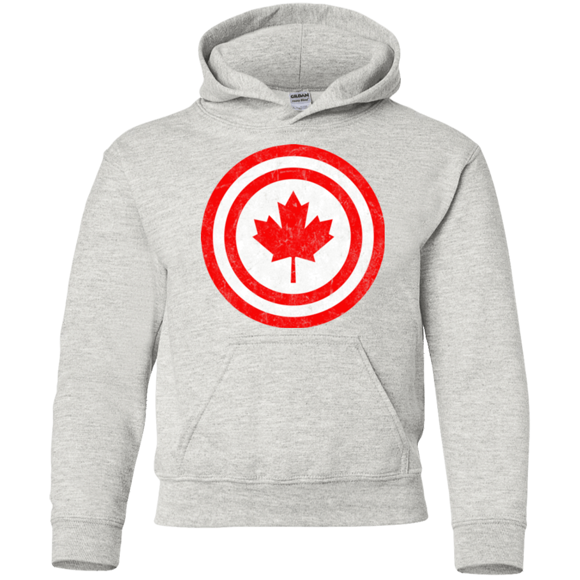 Sweatshirts Ash / YS Captain Canada Youth Hoodie